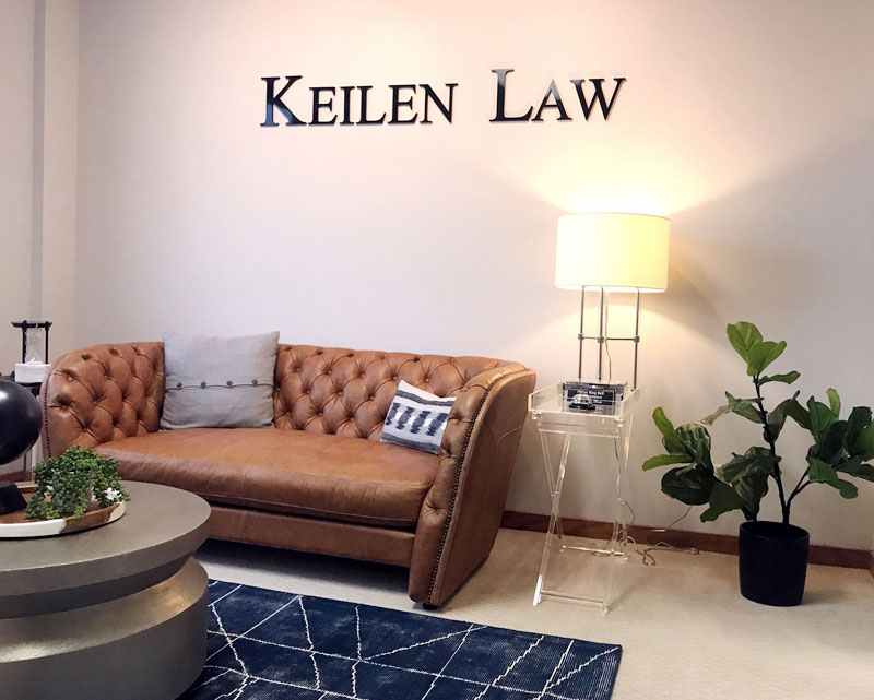 interior of keilen law kalamazoo offices